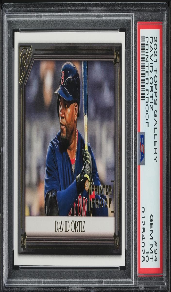 David Ortiz 2021 topps Topps Gallery