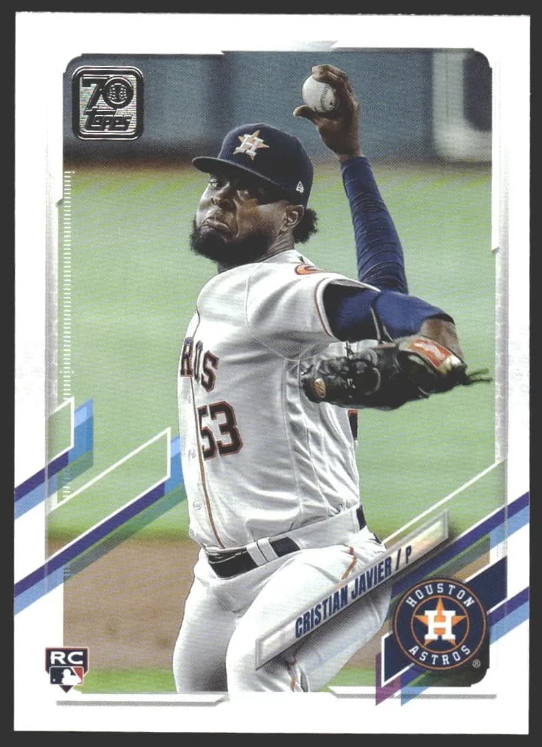 Cristian Javier 2021 topps Topps