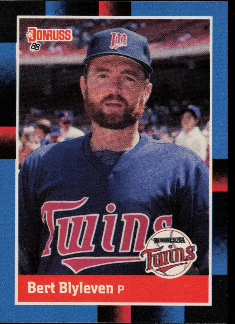 Bert Blyleven 1988 panini Donruss