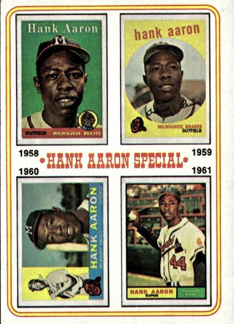Hank Aaron Special: 1958-1961 1974 topps Topps