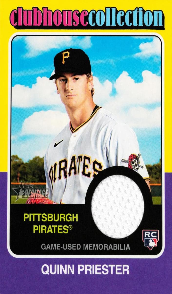Quinn Priester 2024 topps Topps Heritage