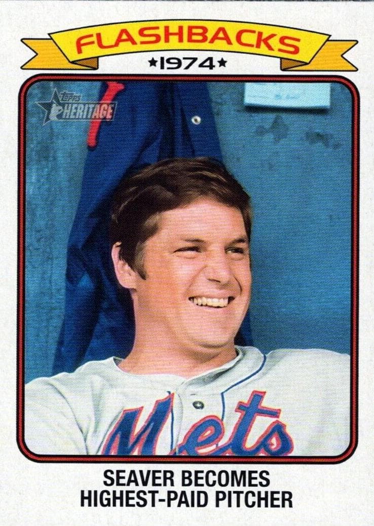 Tom Seaver 2023 topps Topps Heritage