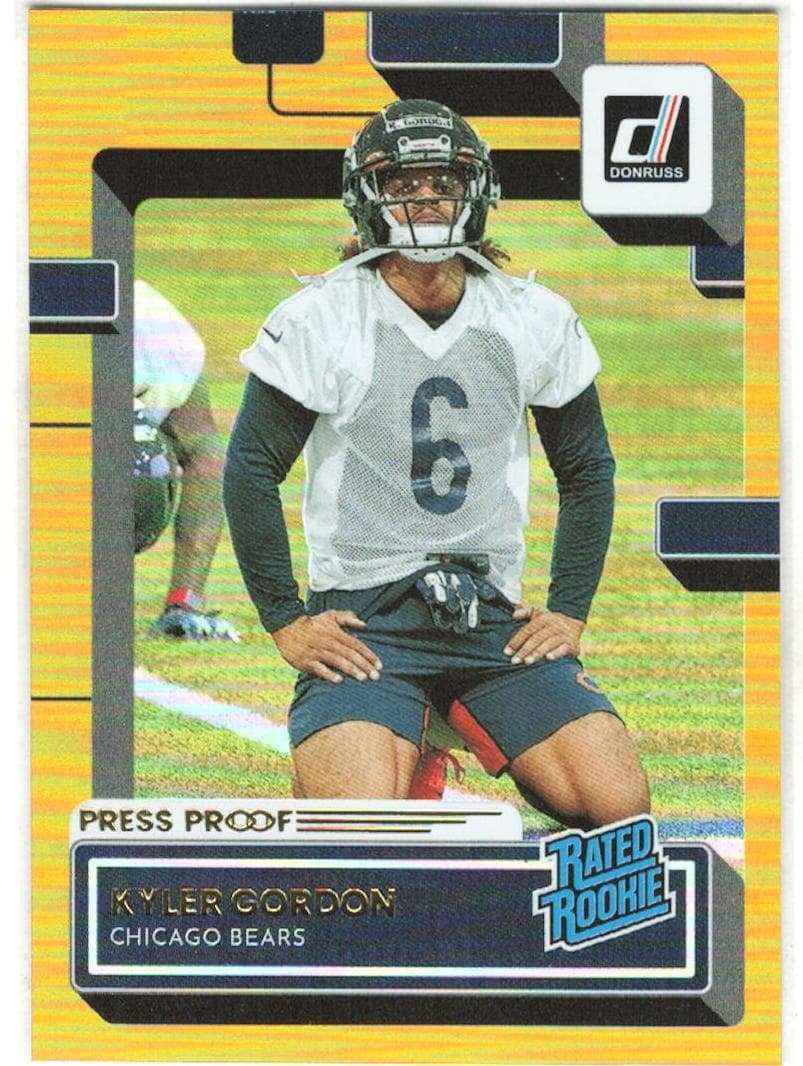 Kyler Gordon 2022 panini Donruss