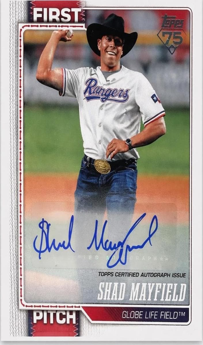 Shad Mayfield 2026 topps Topps