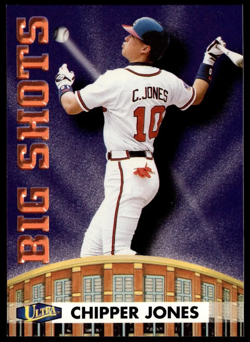 Chipper Jones 1998 fleer Ultra Big Shots