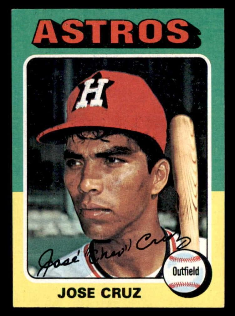 Jose Cruz 1975 topps Topps Mini