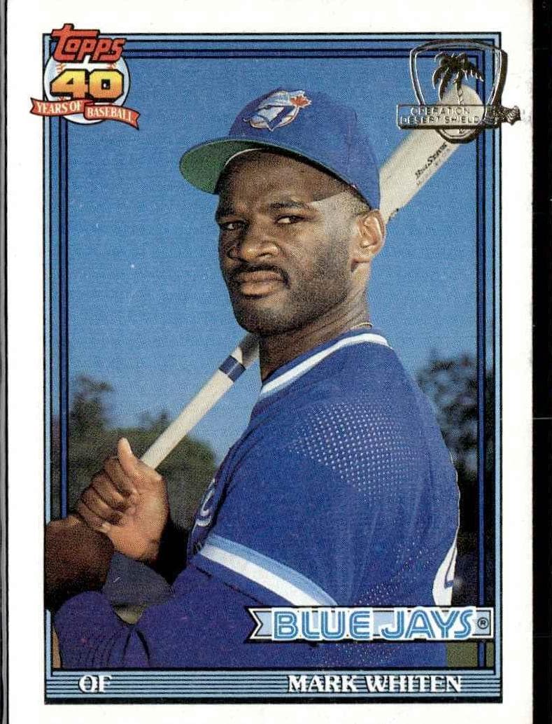 Mark Whiten 1991 topps O-Pee-Chee