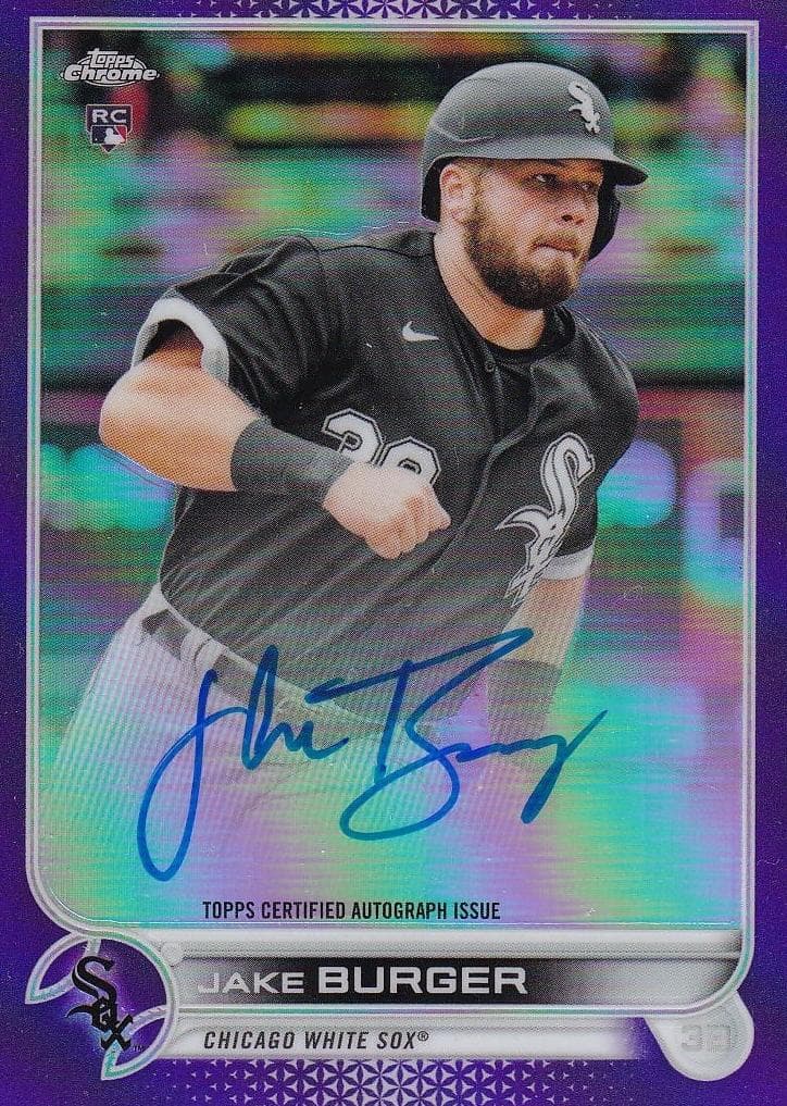 Jake Burger 2022 topps Topps Chrome