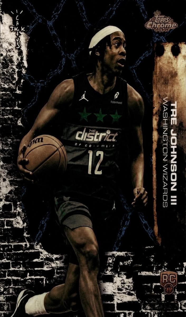 Tre Johnson III 2025 topps Topps Chrome Cactus Jack