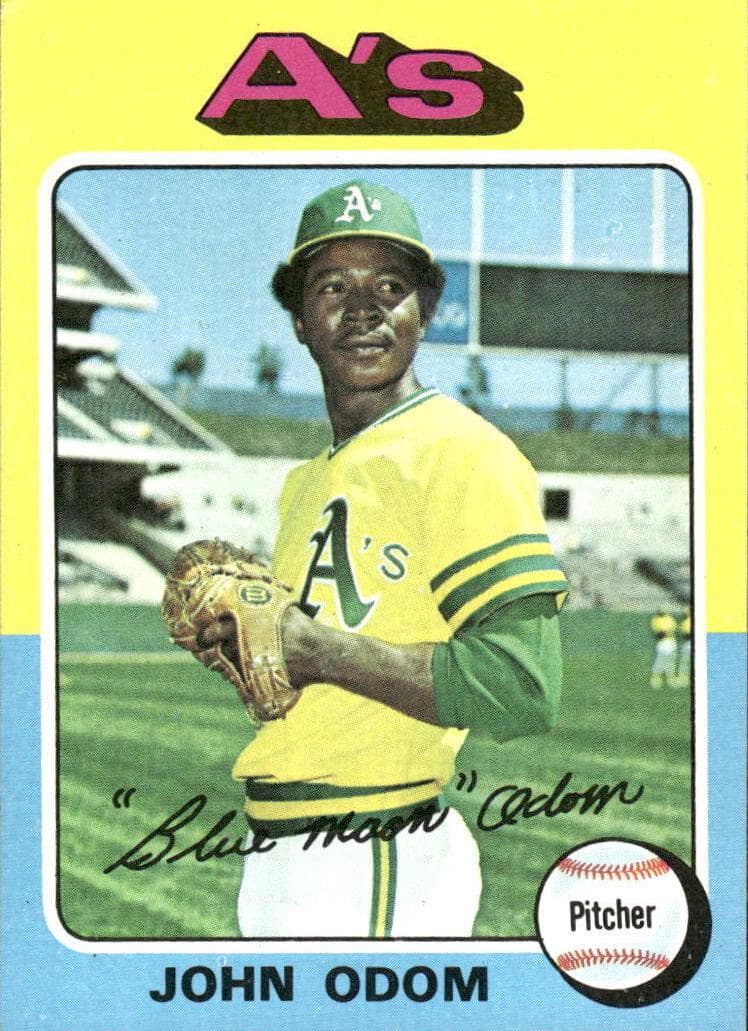 John Odom 1975 topps Topps