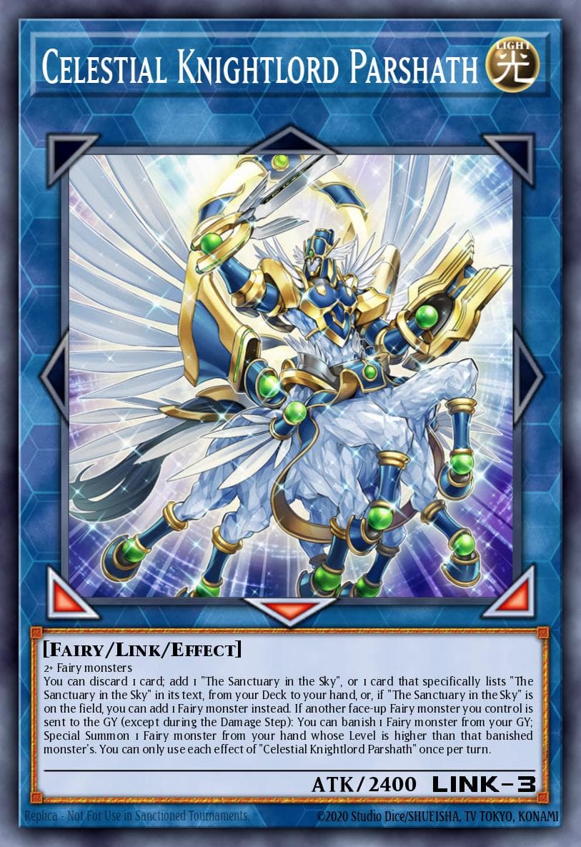 Celestial Knightlord Parshath #DUOV-EN002
