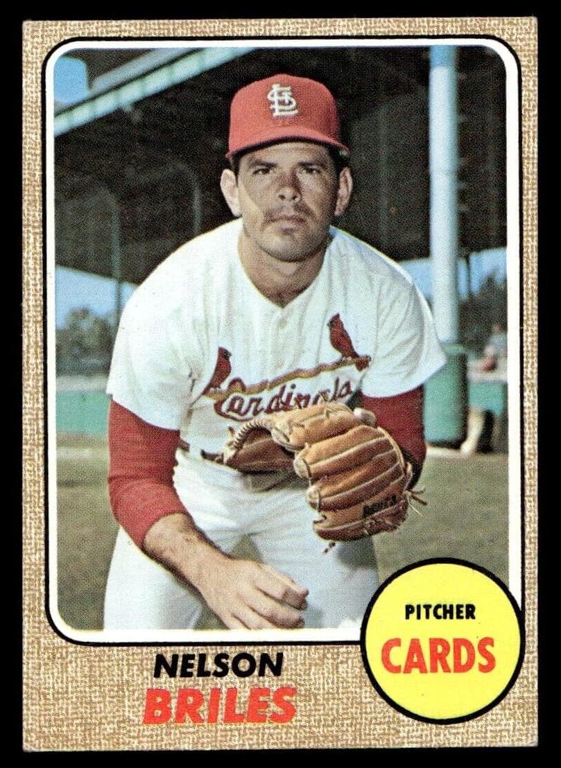 Nelson Briles 1968 topps Topps