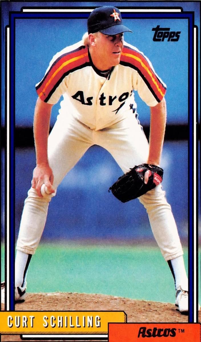 Curt Schilling 1992 topps Topps