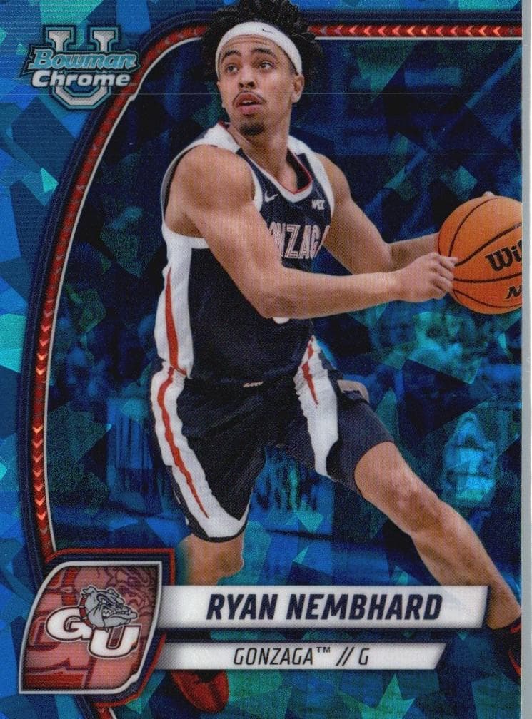 Ryan Nembhard 2024 bowman Bowman University Chrome Sapphire