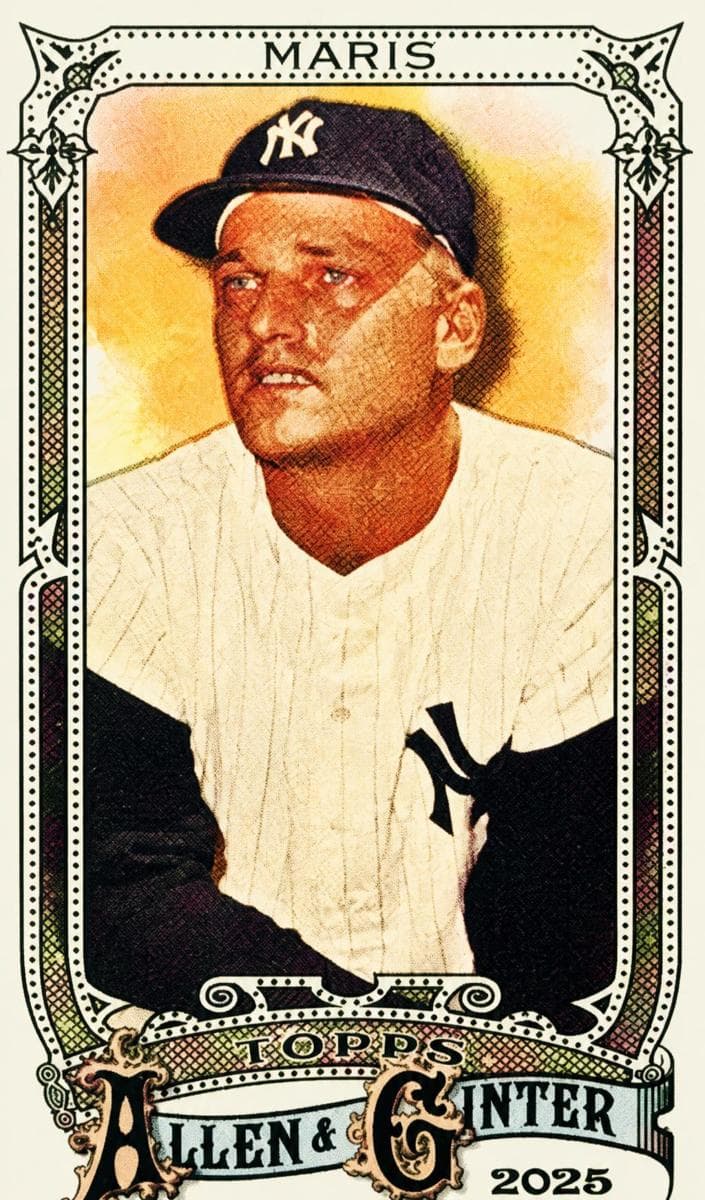 Roger Maris 2025 topps Topps Allen & Ginter X