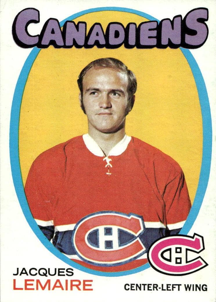 Jacques Lemaire 1971 topps Topps
