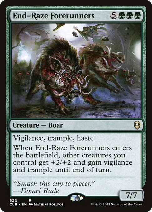 End-Raze Forerunners 2022 Magic: The Gathering Commander Legends: Battle for Baldur's Gate