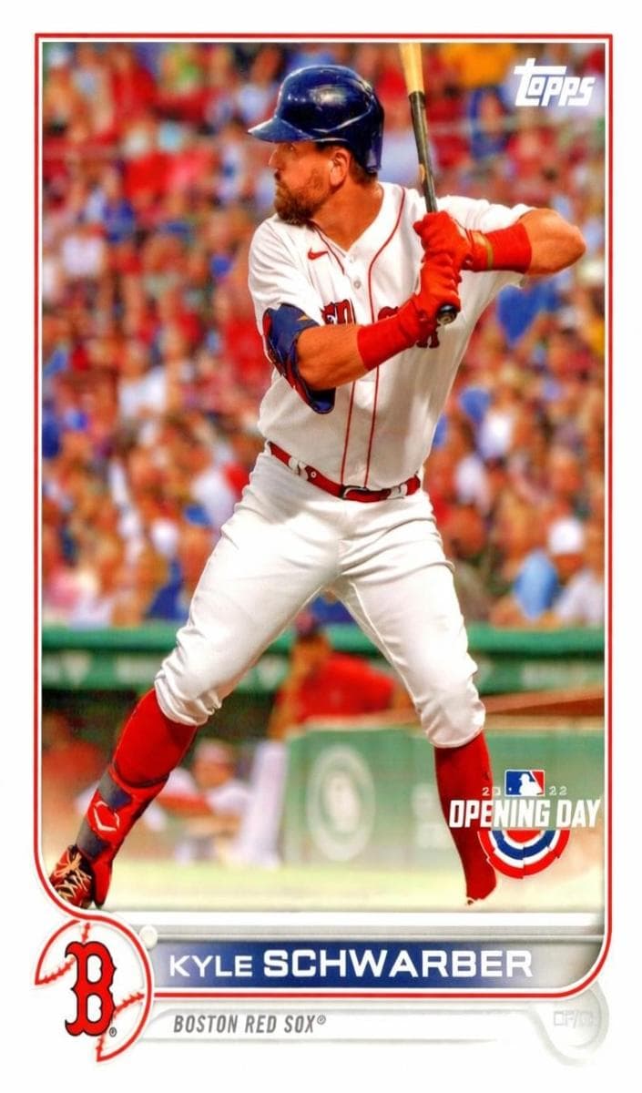Kyle Schwarber 2022 topps Topps Opening Day