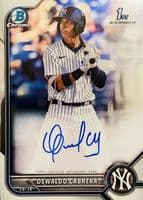 Oswaldo Cabrera trading card