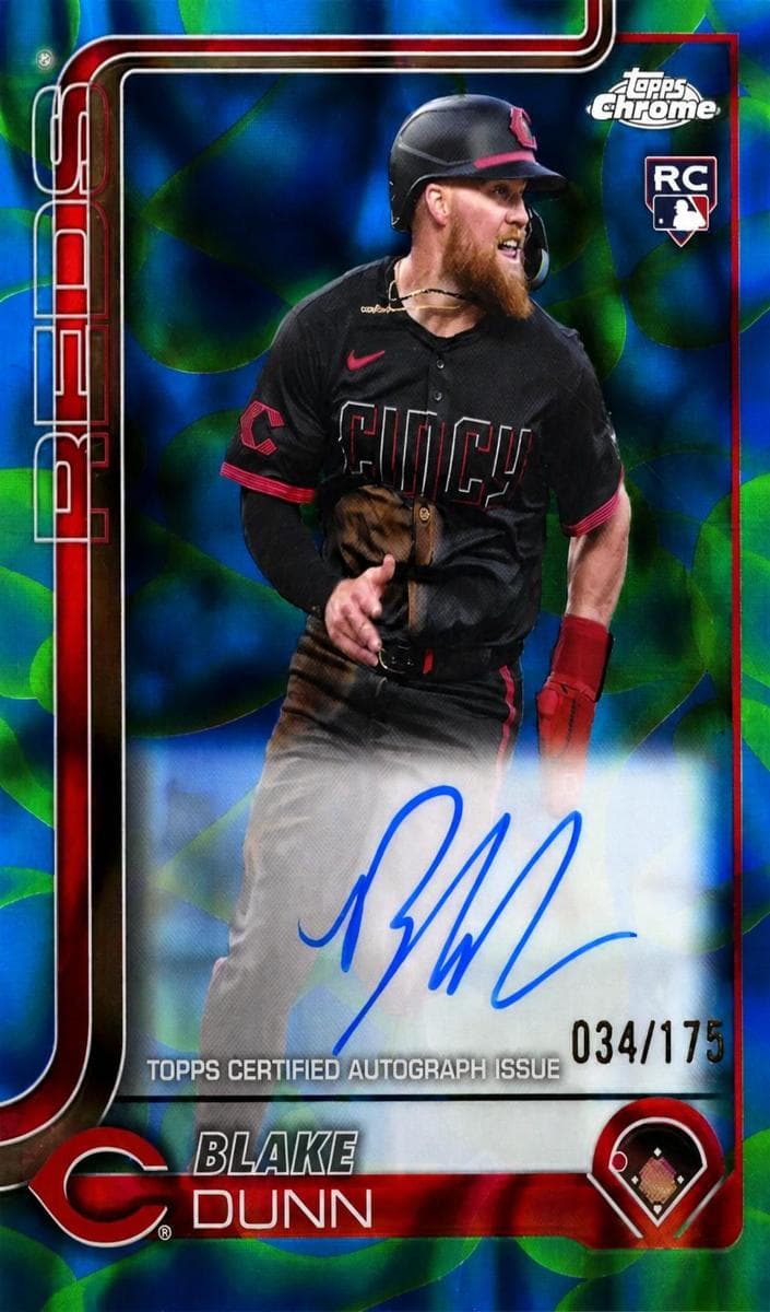 Blake Dunn 2025 topps Topps Chrome Update
