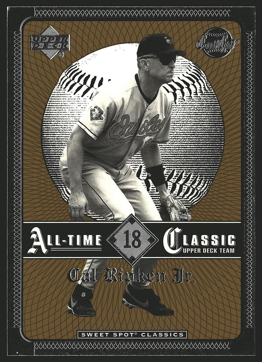 Cal Ripken Jr. 2002 upper-deck Sweet Spot Classics