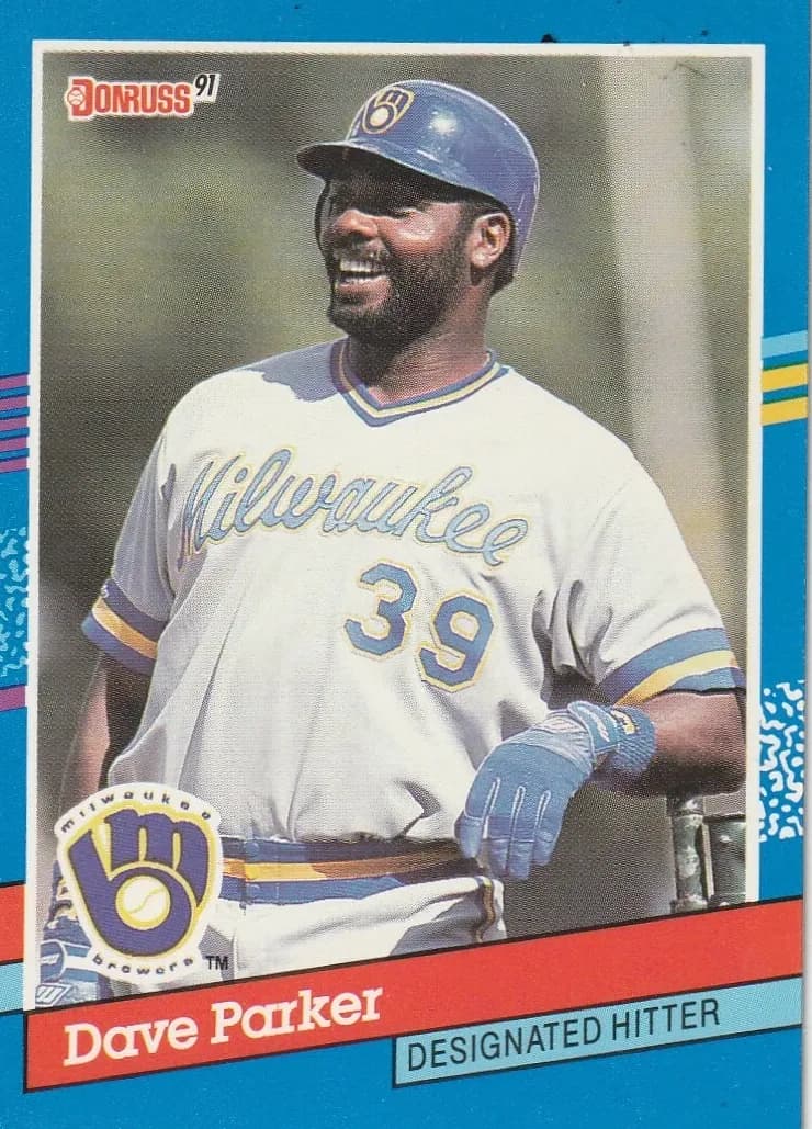 Dave Parker 1991 panini