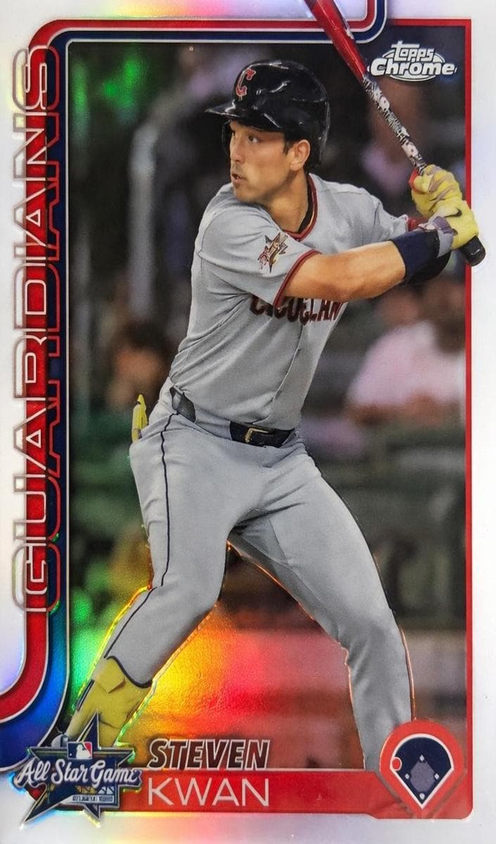 Steven Kwan 2025 topps Topps Chrome Update