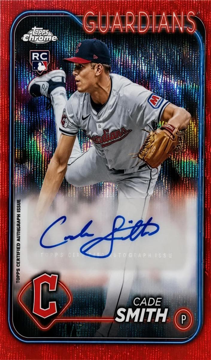 Cade Smith 2024 topps Topps Chrome Update