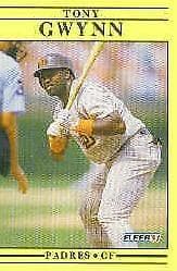 Tony Gwynn 1991 fleer Fleer