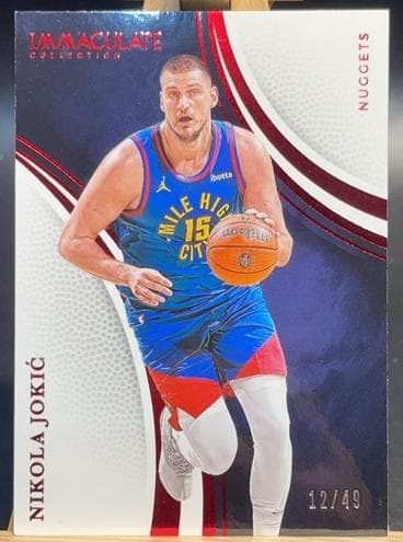 Nikola Jokic 2024 panini Panini Immaculate Collection