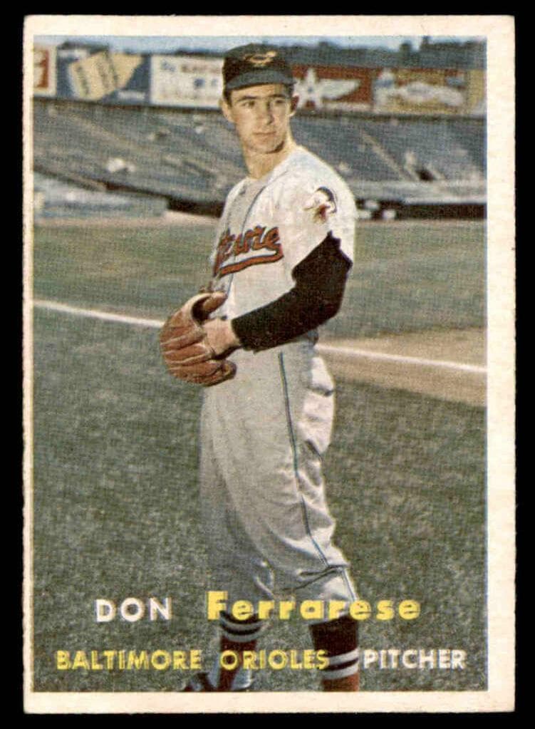 Don Ferrarese 1957 topps Topps