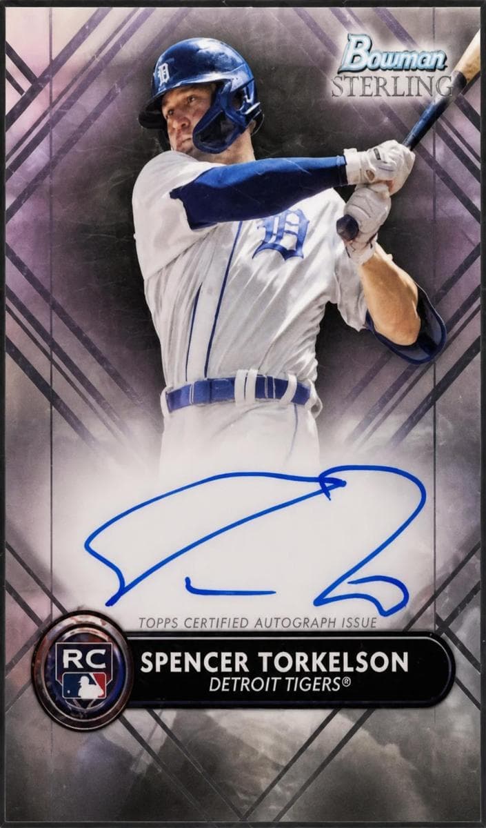 Spencer Torkelson 2022 bowman Bowman Sterling