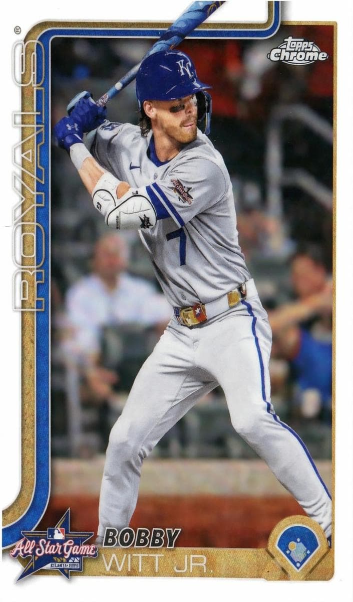 Bobby Witt Jr. 2025 topps Topps Chrome Update