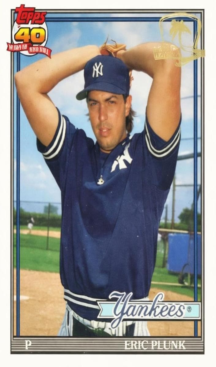 Eric Plunk 1991 topps Topps