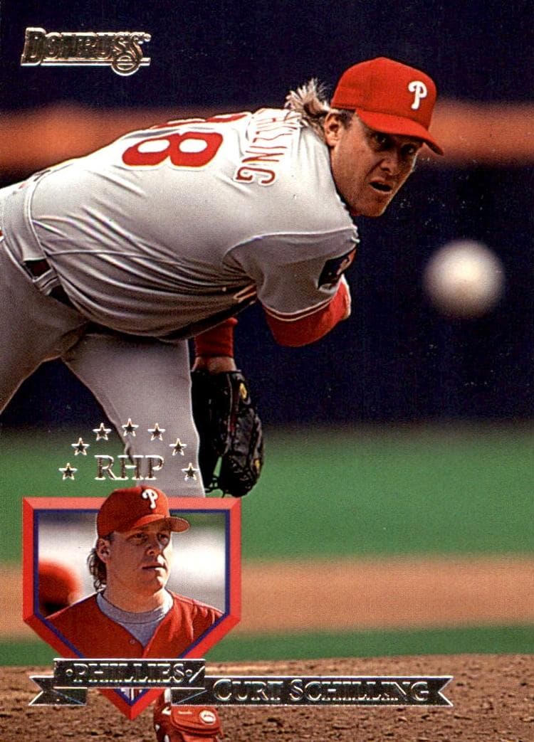 Curt Schilling 1995 panini Donruss