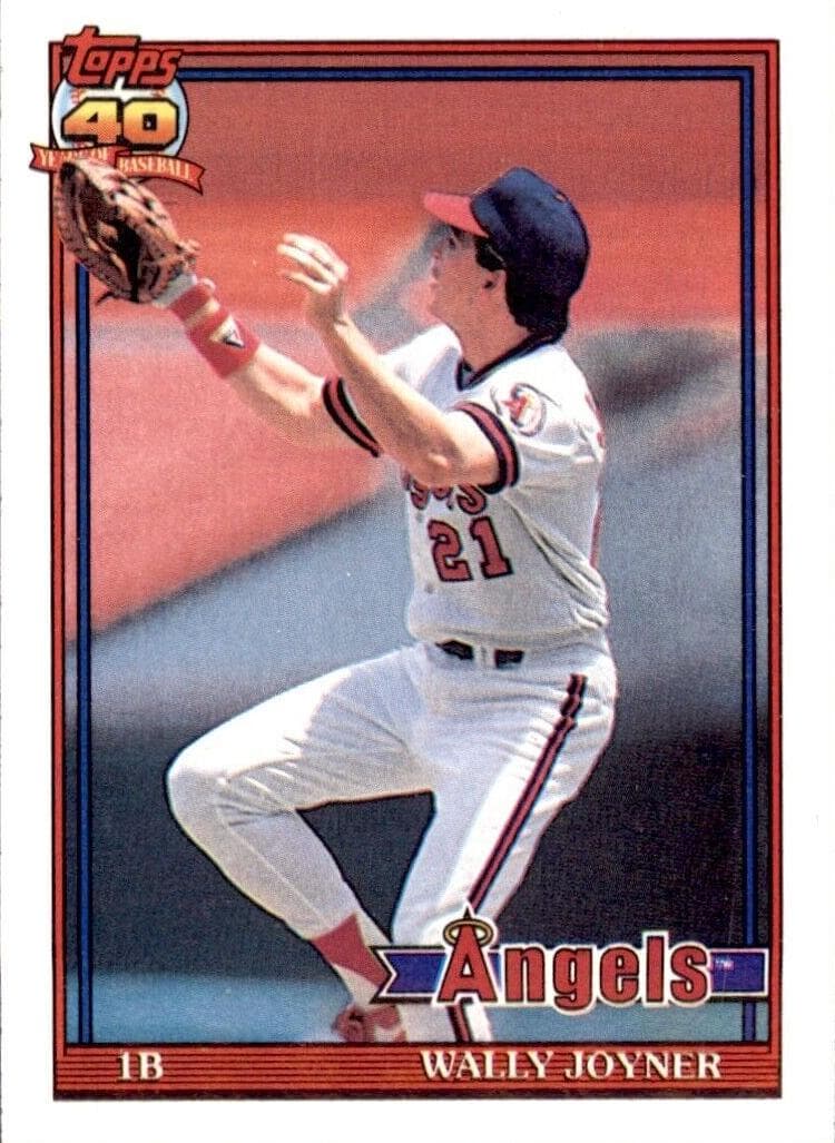 Wally Joyner 1991 topps O-Pee-Chee