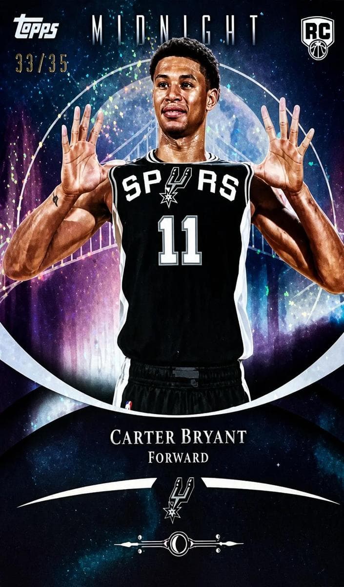 Carter Bryant 2025 topps Topps Midnight