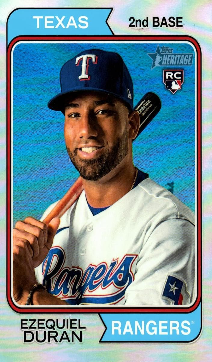 Ezequiel Duran 2023 topps Topps Heritage