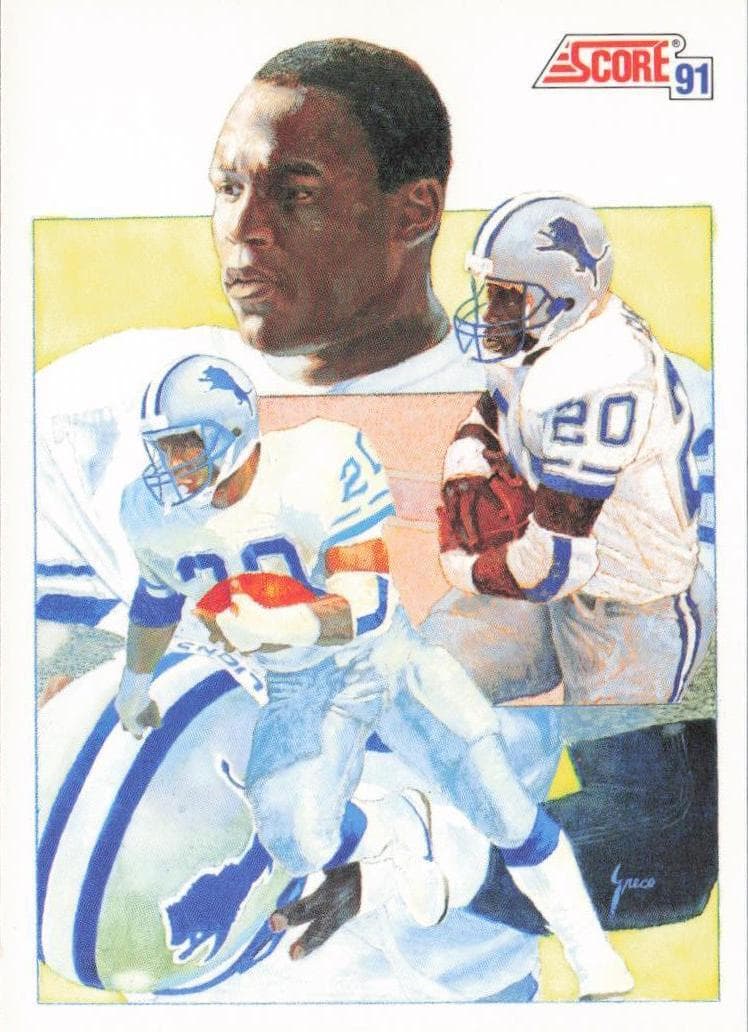 Barry Sanders 1991 panini