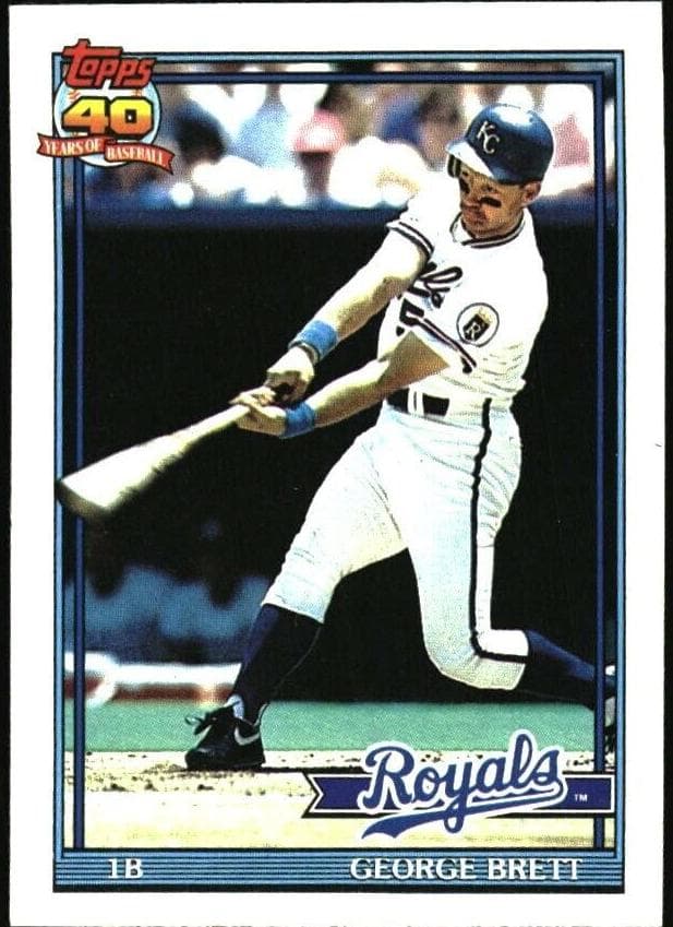 George Brett 1991 topps Topps