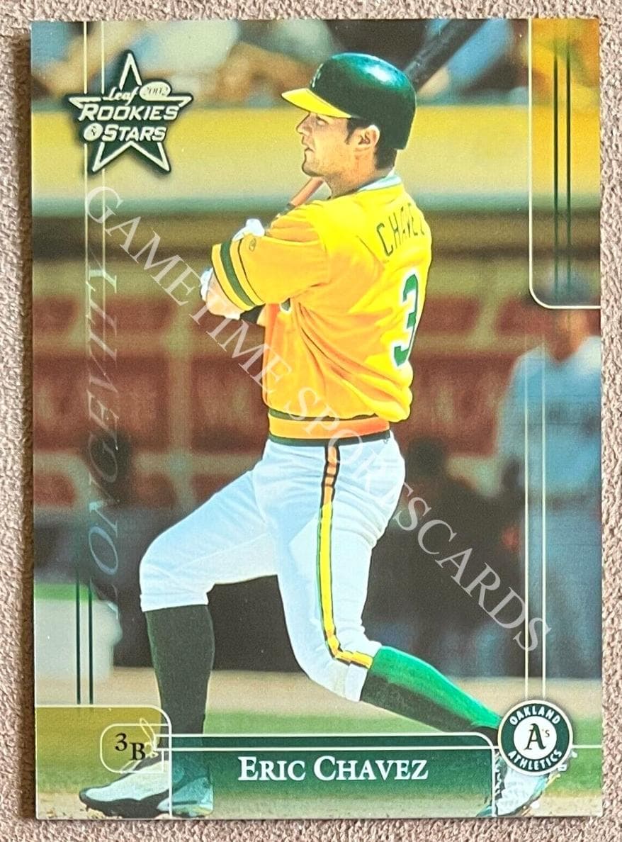 Eric Chavez 2002 leaf Rookies And Stars