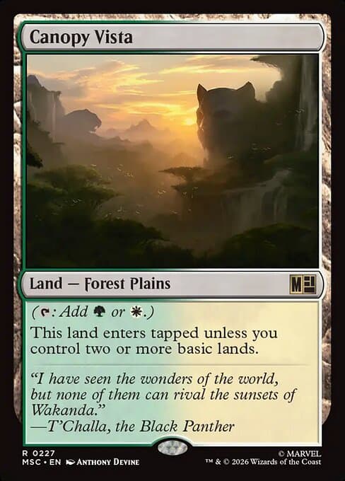 Canopy Vista 2022 Magic: The Gathering Starter Commander Decks