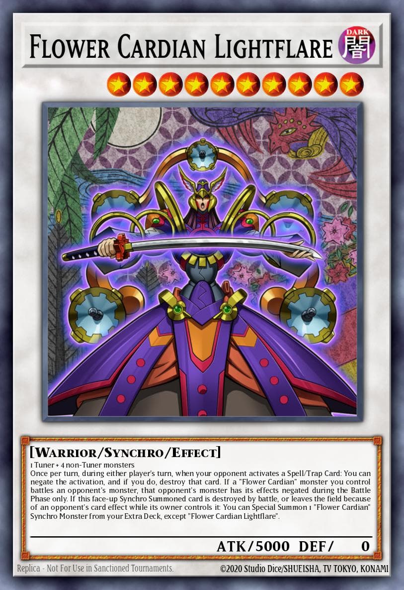 Flower Cardian Lightflare 2017 Yu-Gi-Oh!