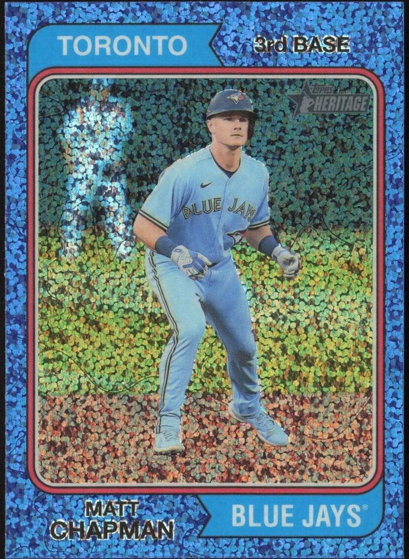 Matt Chapman 2023 topps Topps Heritage