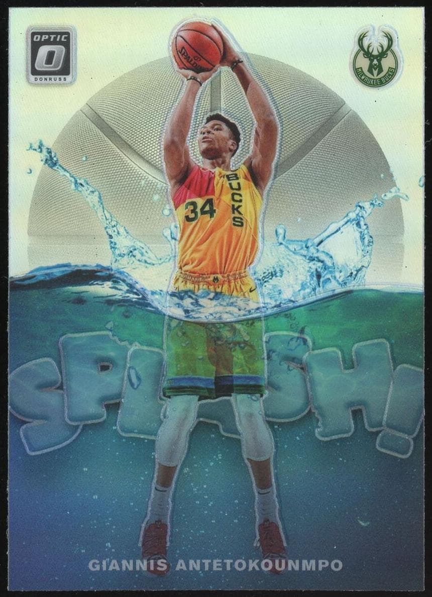 Giannis Antetokounmpo 2019 panini Donruss Optic