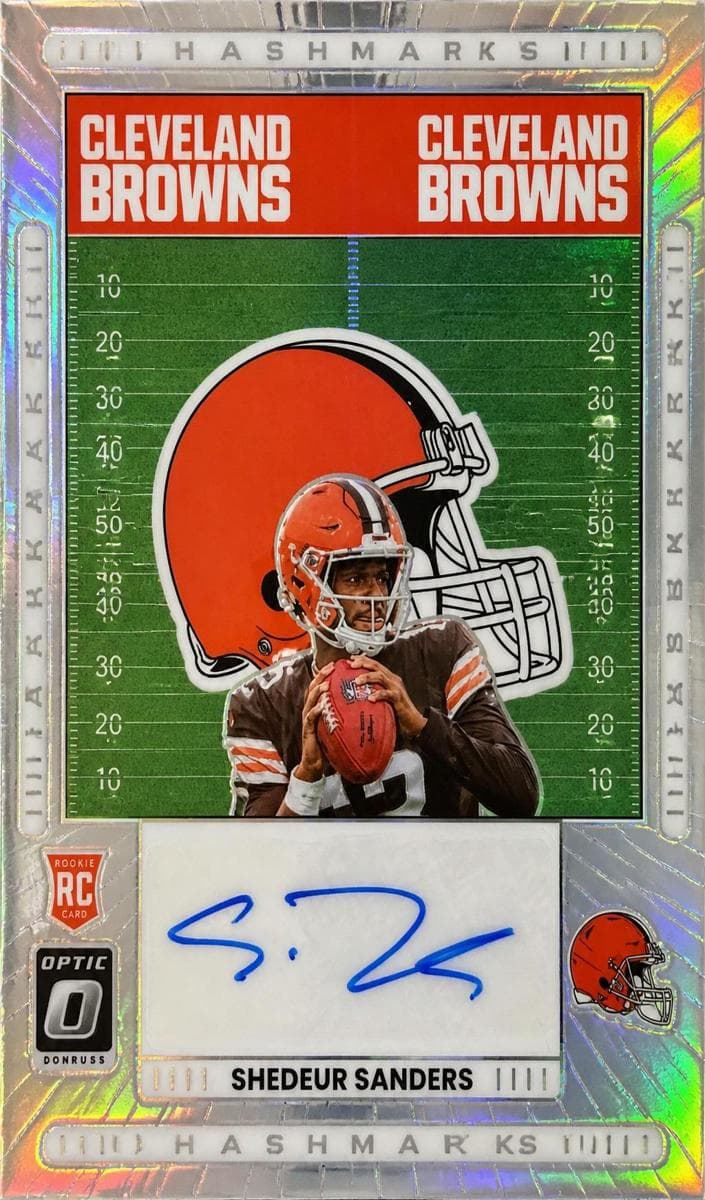 Shedeur Sanders 2025 panini Donruss Optic