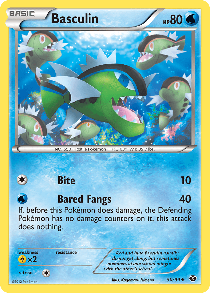 Basculin 2012 Pokemon