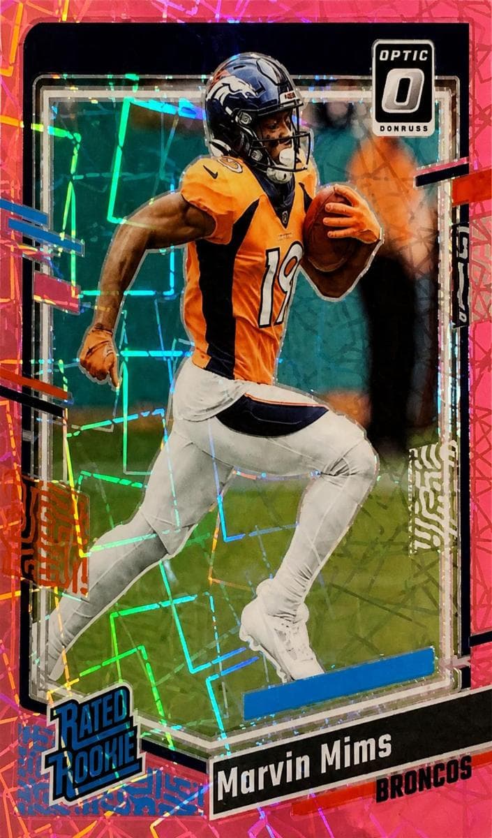Marvin Mims 2023 panini Donruss Optic