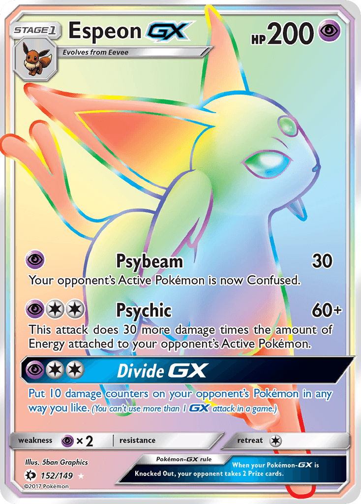 Espeon GX 2017 Pokemon