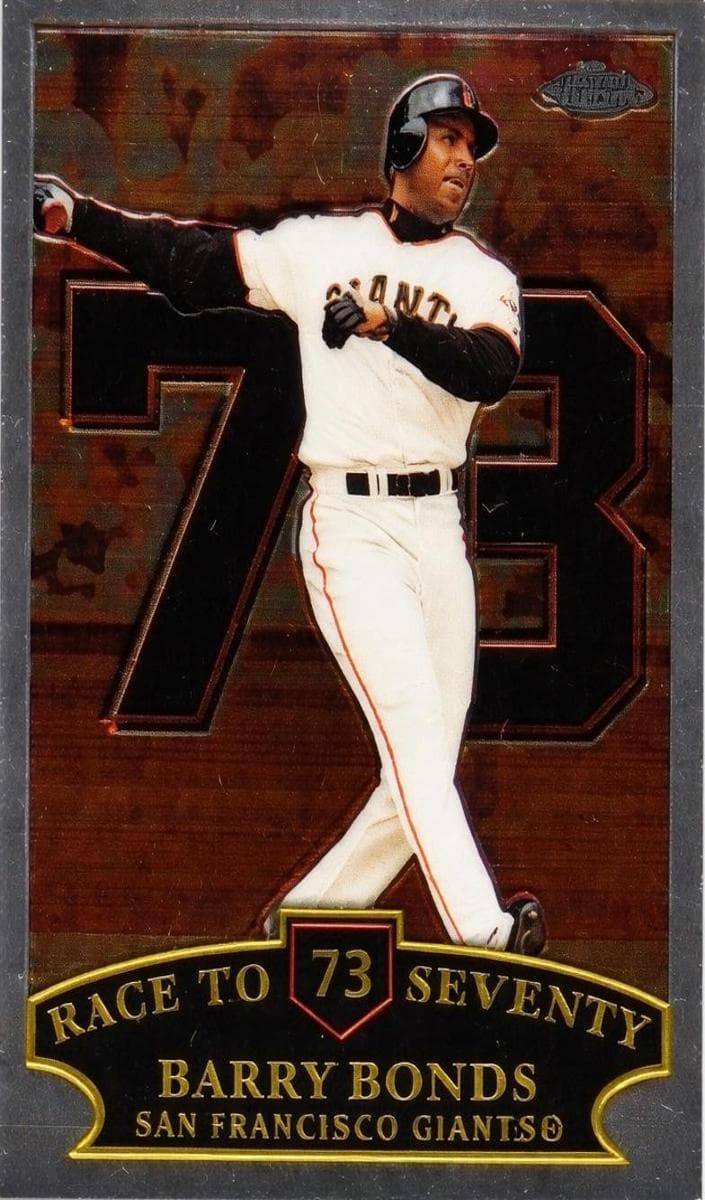 Barry Bonds 2002 topps Topps Chrome